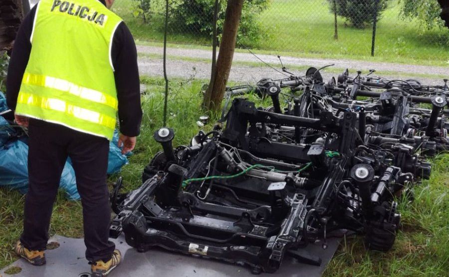U złodziei pod Rzeszowem znaleziono części prototypu Mercedesa