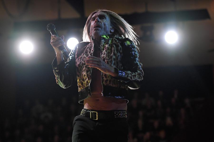 Iggy Pop podczas koncertu w Sydney, 15 kwietnia 2019 roku