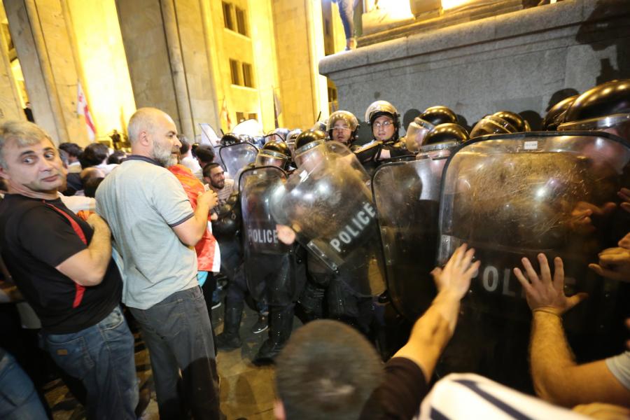 Protesty w Gruzji