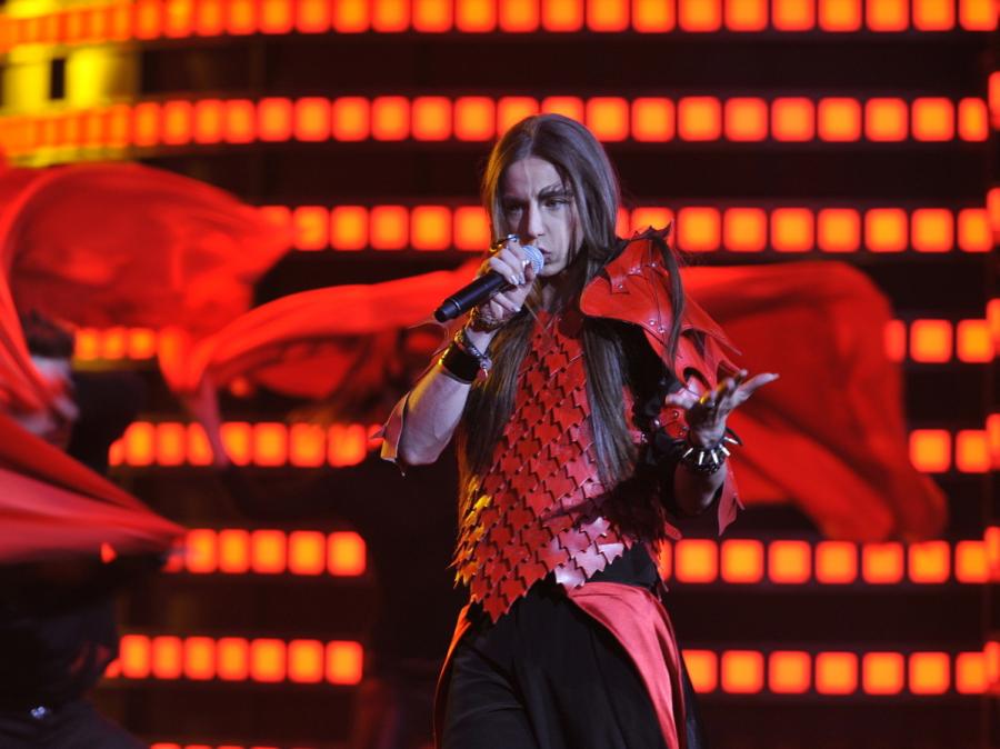 Michał Szpak wystąpił podczas koncertu "Szalone lata 60"