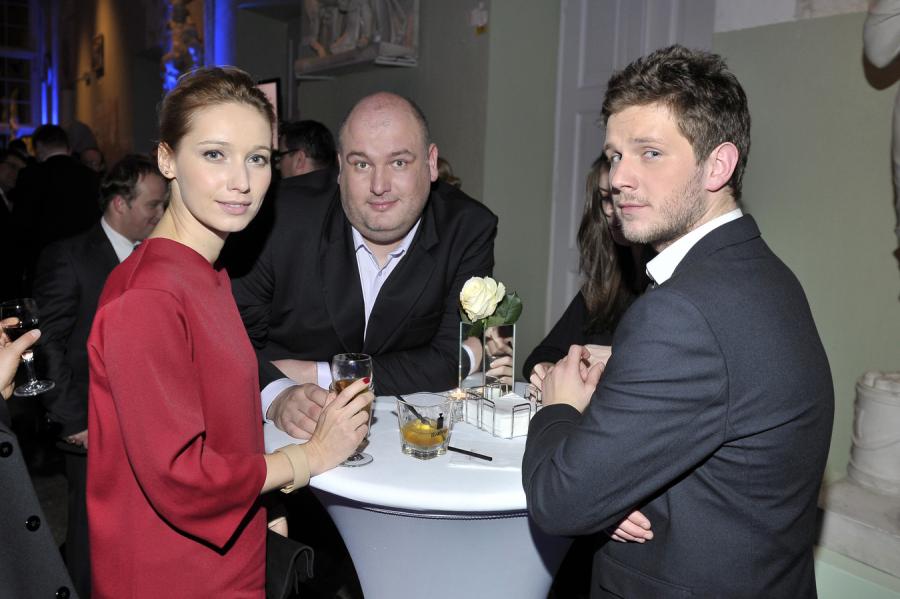 Joanna Orleańska, Michał Piela na gali "Złote Kaczki 2012" i Antoni Królikowsk
