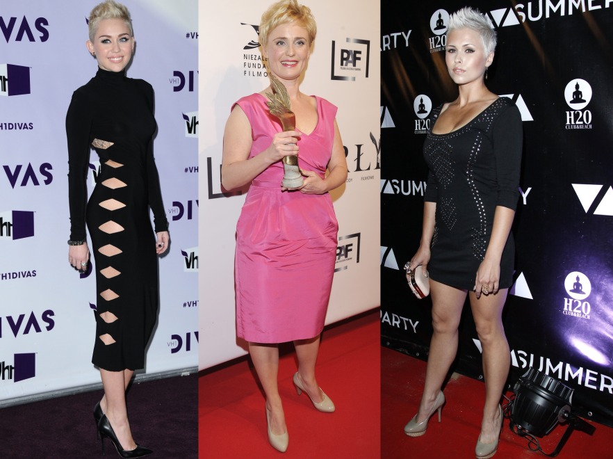 Miley Cyrus, Kinga Preis i Iga Wyrwał