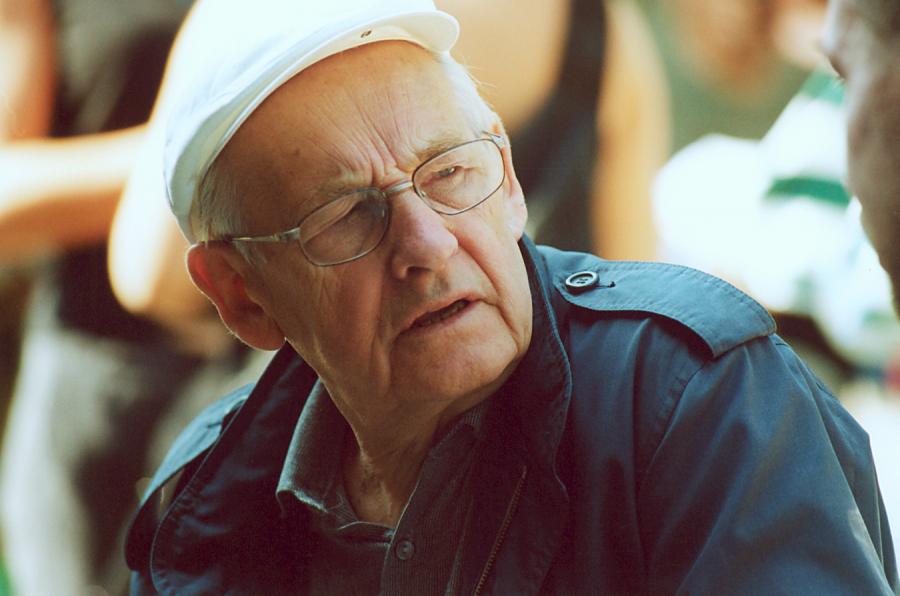 Andrzej Wajda na planie