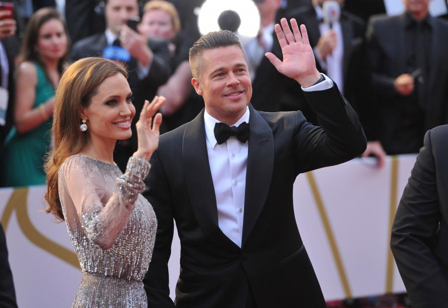 Angelina Jolie i Brad Pitt na gali Oscarów 2014