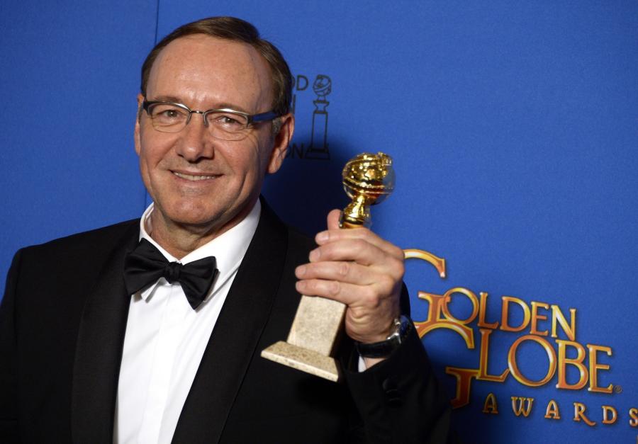 Najlepszy aktor w serialu dramatycznym:<br>Kevin Spacey – "House of cards"