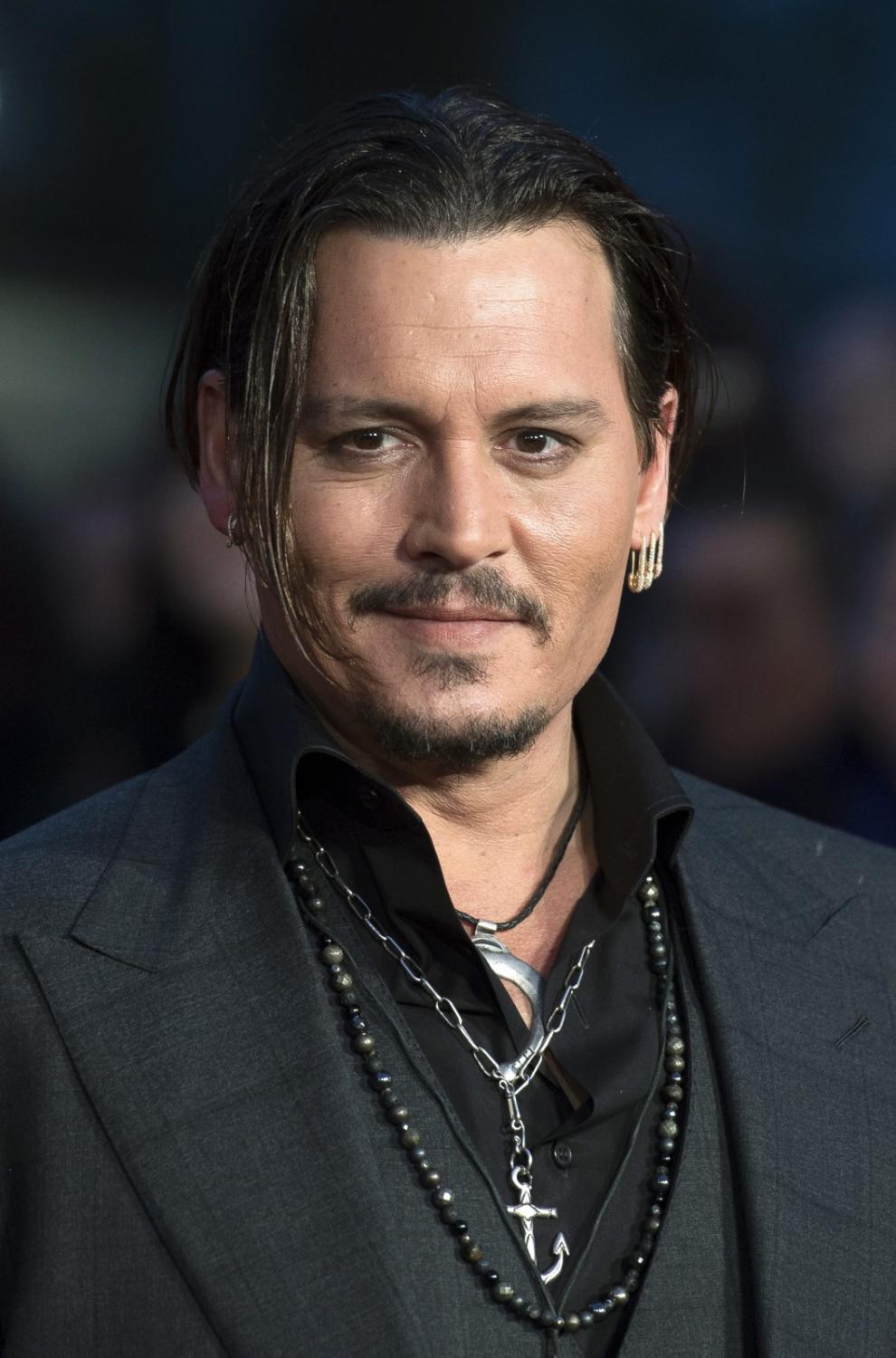 Johnny Depp na premierze filmu "Pakt z diabłem"
