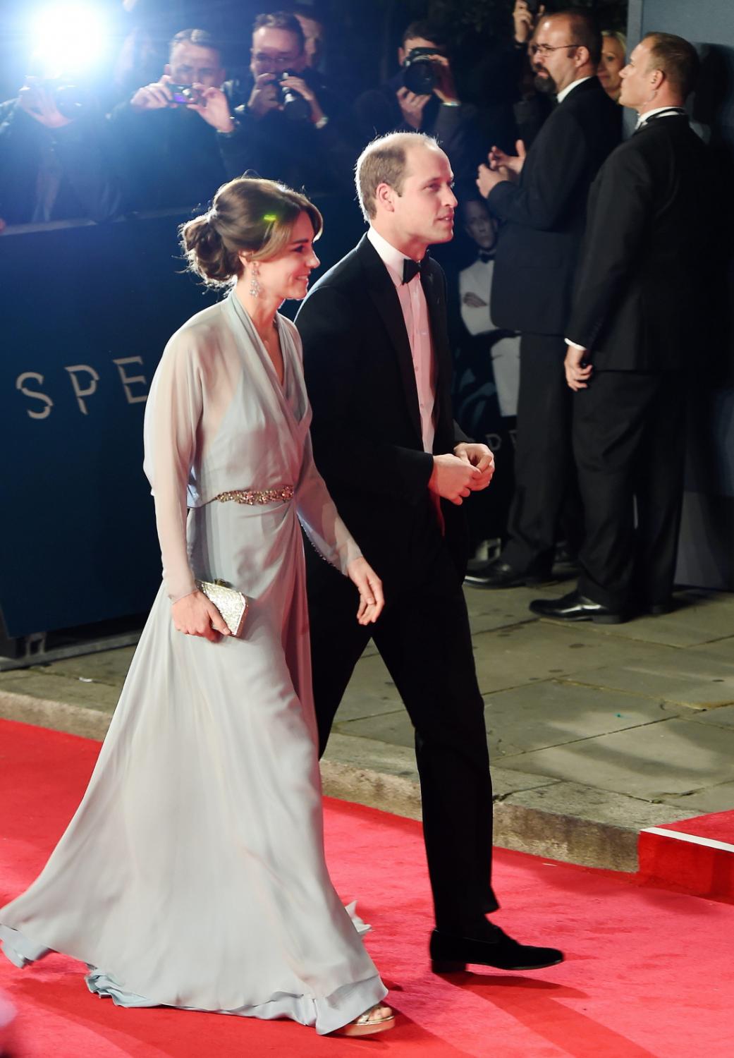 Książę William i księżna Catherine na premierze "Spectre" w Londynie