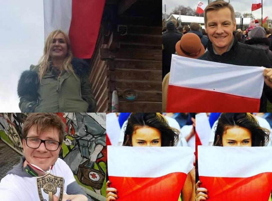 gwiazdy świętują Święto Niepodległości