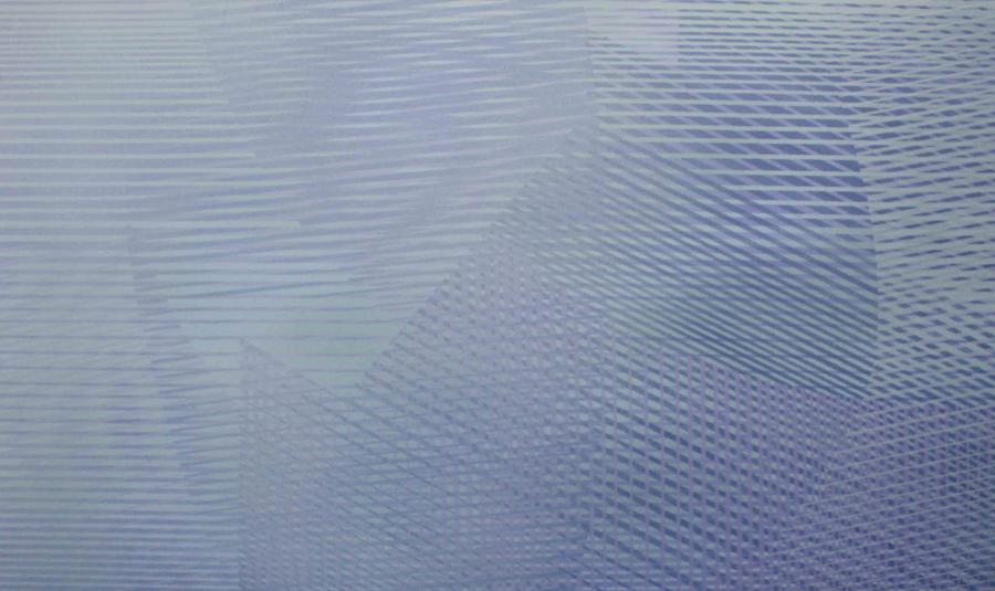 Interferencje IV, akryl na płótnie, 150x90 cm