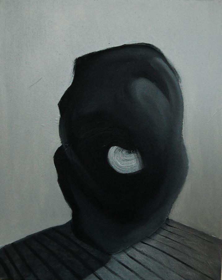 "Szkice do portretu 5", Cezary Bednarczyk, olej na płótnie, 50x40 cm