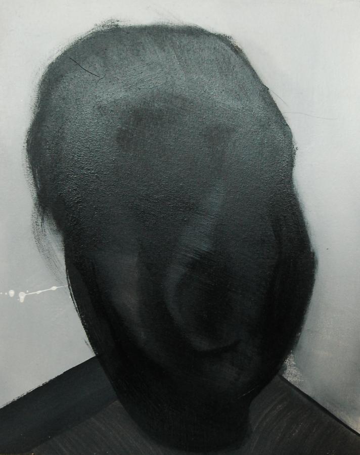 "Szkice do portretu 39", Cezary Bednarczyk, olej na płótnie, 50x40 cm