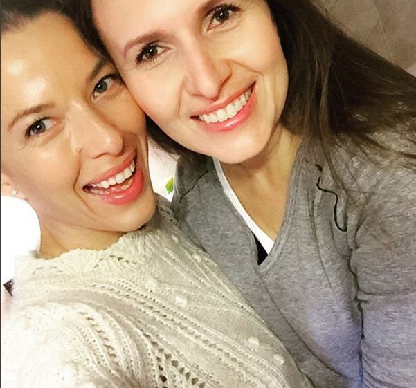 Ewa Chodakowska z siostrą