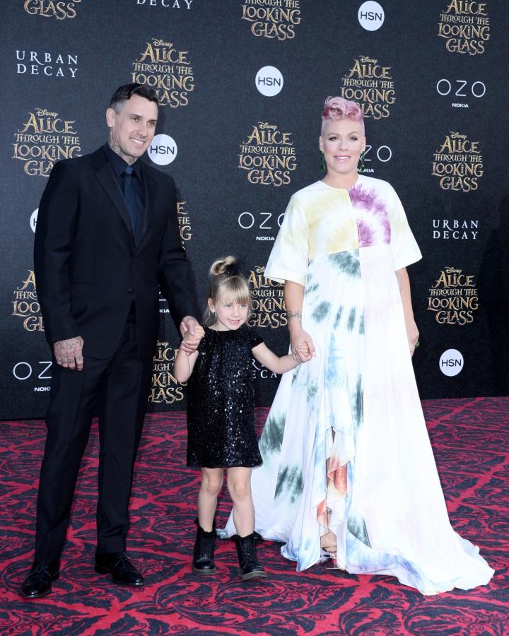 Pink, jej mąż CareyHart i córeczka Willow Sage Hart