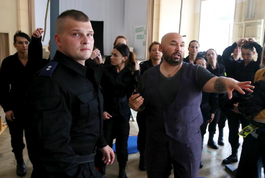 Reżyser Patryk Vega na planie nowego "Pitbulla"