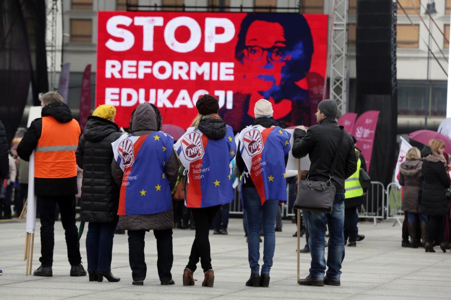 Protest nauczycieli