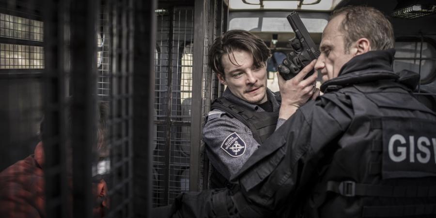 Łukasz Simlat oraz Tomasz Ziętek w filmie "Konwój". Premiera 13 stycznia 2017 roku.